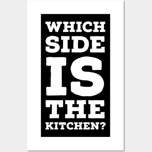 Which side is the kitchen? Posters and Art